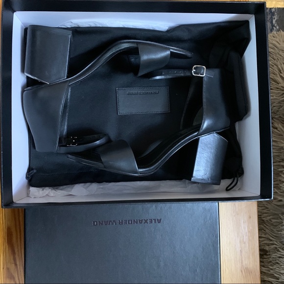 Alexander Wang Black Abby Sandals - Picture 9 of 10